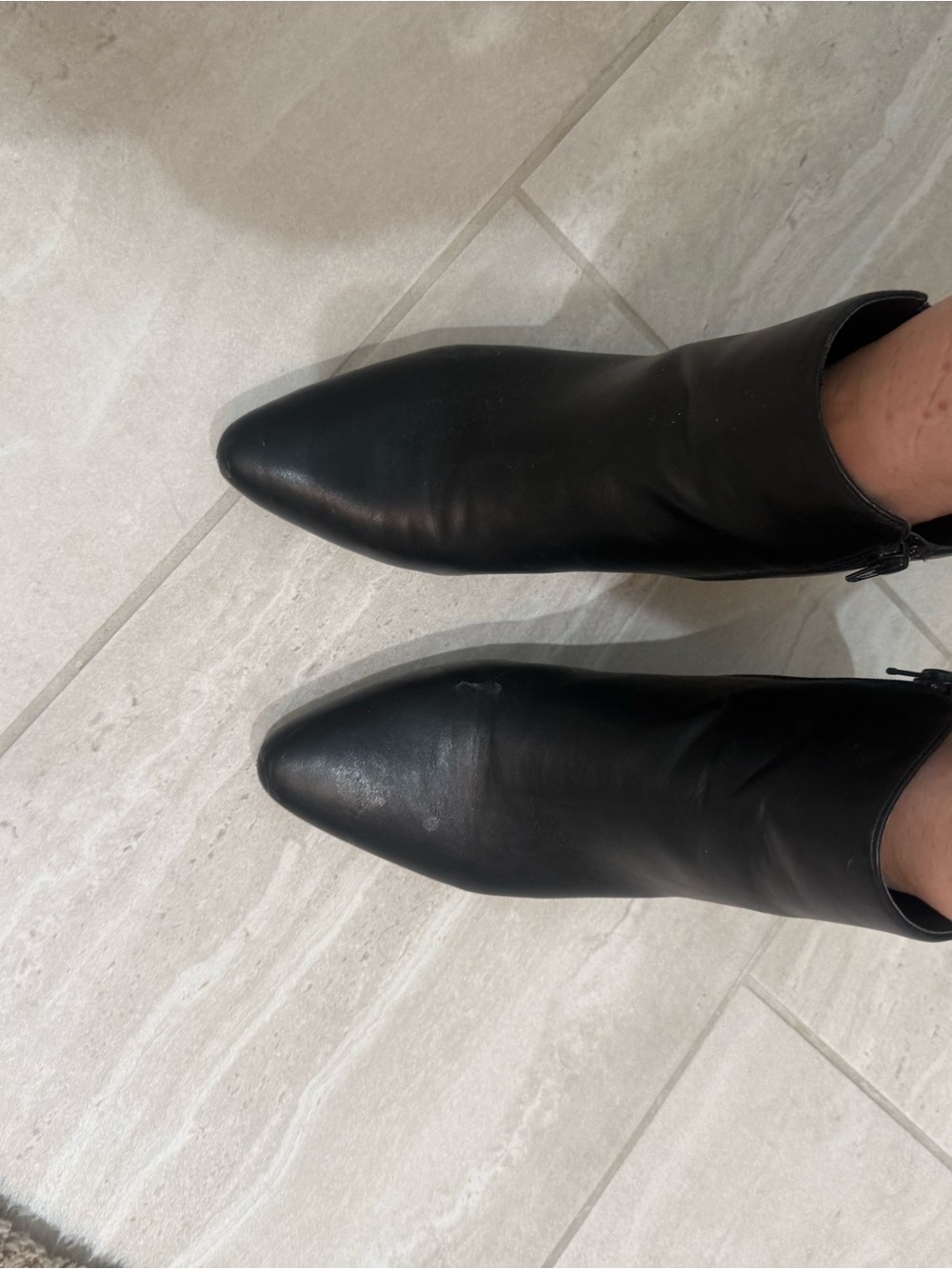 Rockport Black Pointed Toe Ankle Booties - Picture 4 of 5